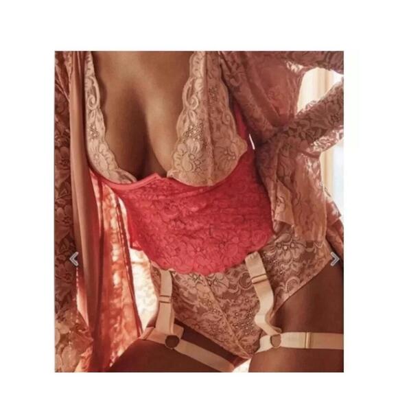 NWT Free People HAH Bust A Move Bustier HaHT Lava 70200 Size XS - Picture 5 of 14